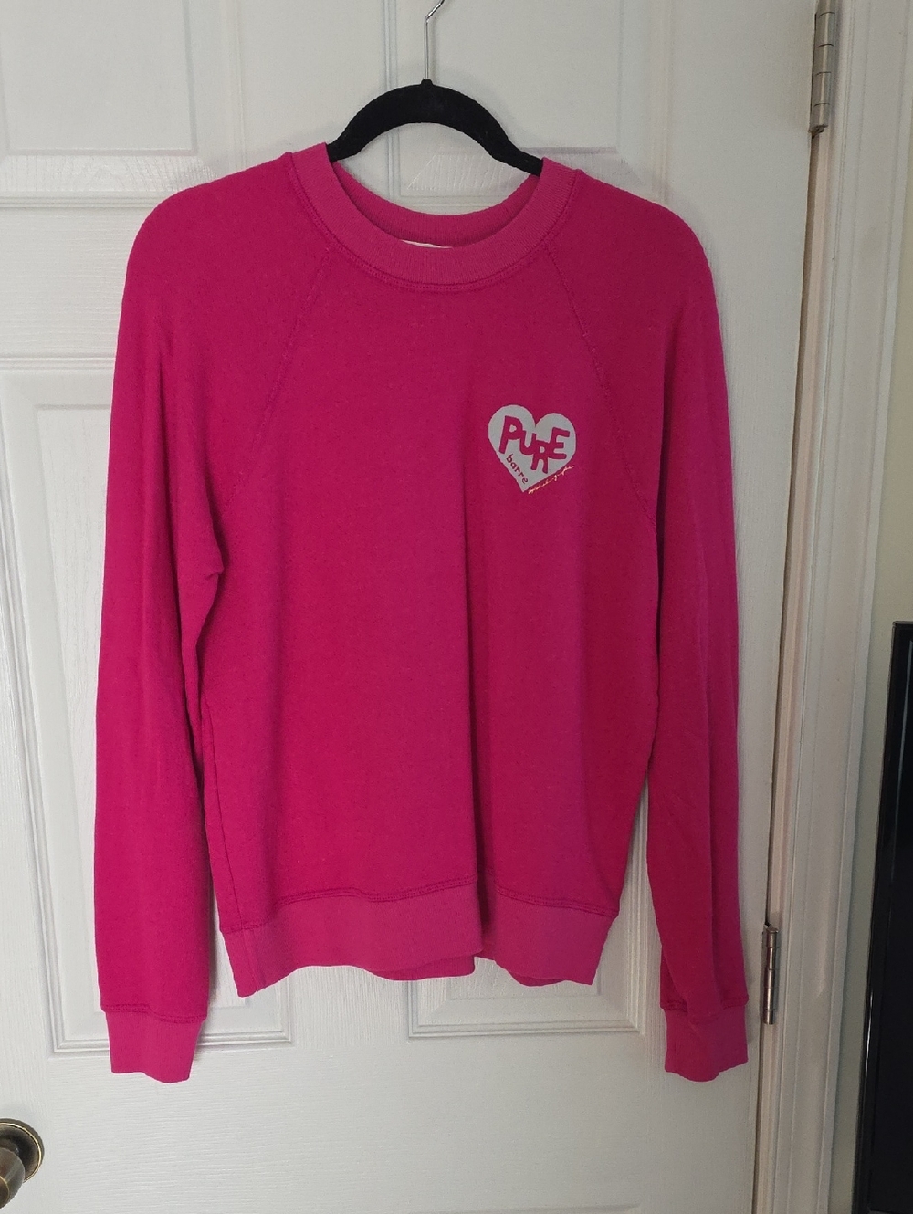 Spiritual Gangster Hot Pink Sweatshirt with Heart Logo